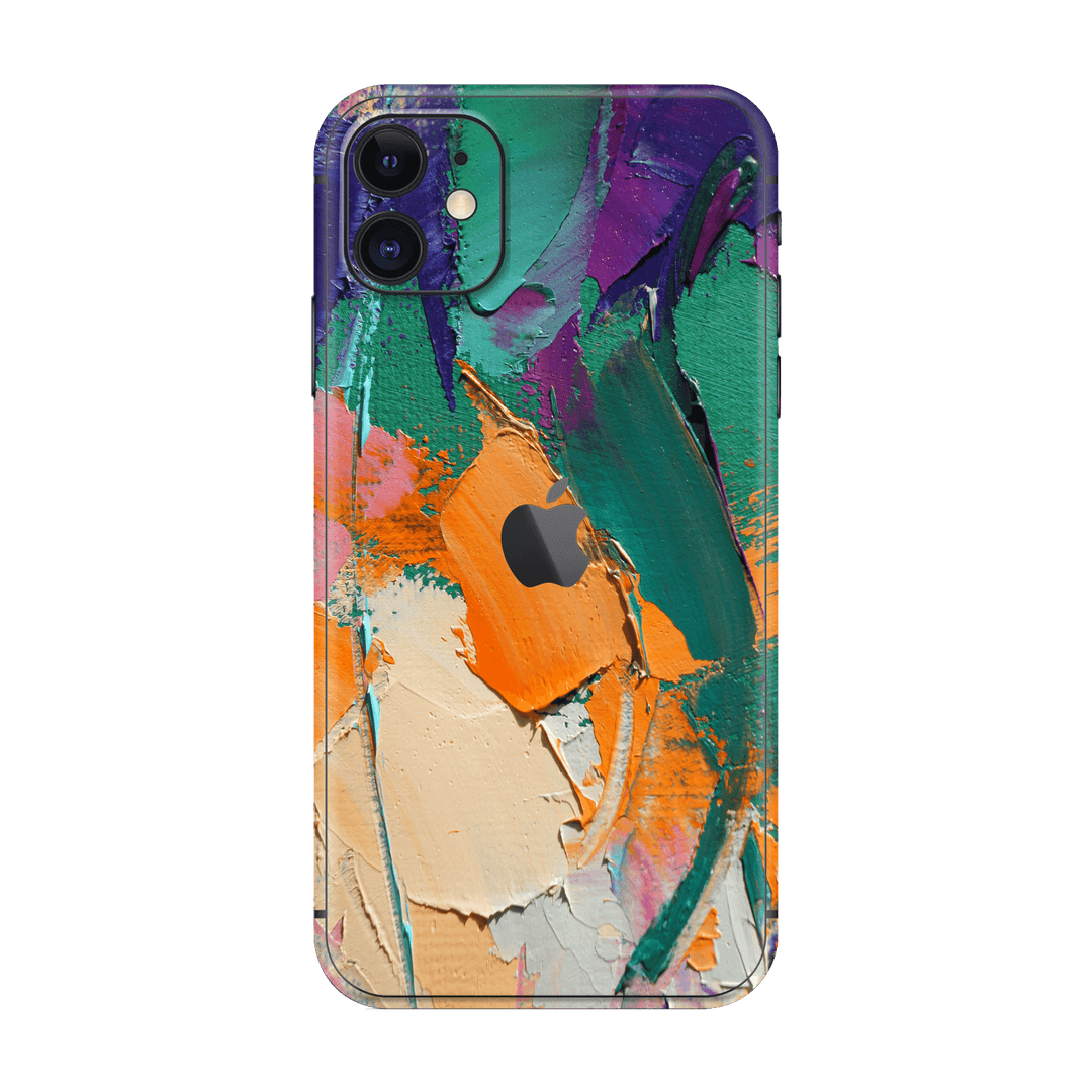 iPhone 11 Print Printed Custom SIGNATURE Oil Painting Fragment Skin Wrap Sticker Decal Cover Protector by EasySkinz | EasySkinz.com