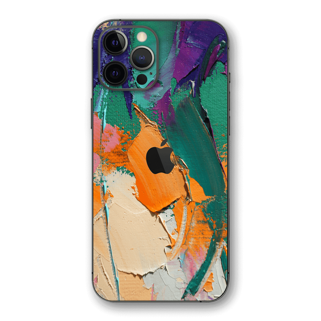 iPhone 12 PRO Print Printed Custom SIGNATURE Oil Painting Fragment Skin Wrap Sticker Decal Cover Protector by EasySkinz | EasySkinz.com