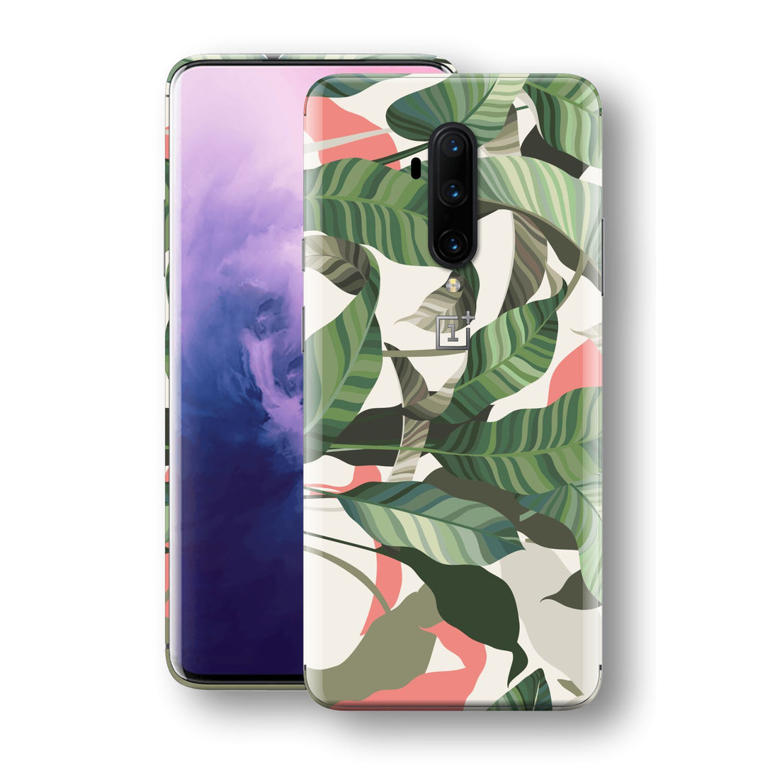 OnePlus 7T PRO Print Custom SIGNATURE Soft Tropical Palm Leaves Skin, Wrap, Decal, Protector, Cover by EasySkinz | EasySkinz.com