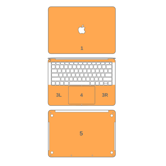 MacBook Pro 13" (2019) CHAMELEON TURQUOISE LAVENDER Matt Metallic Skin