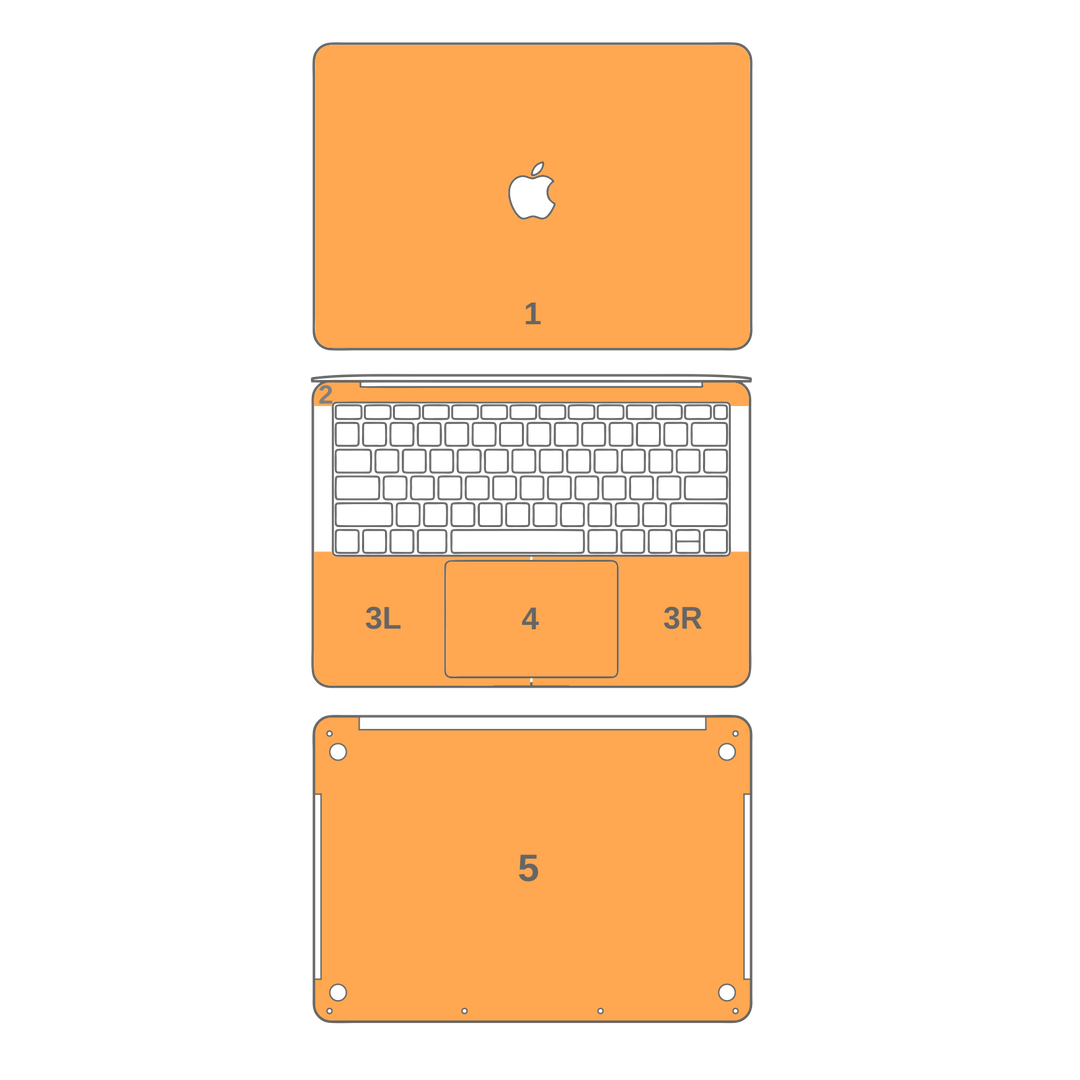 MacBook Pro 13" (2019) SIGNATURE Industrial Scratched Metal Skin